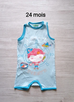 Barboteuse sans manche garçon 24 mois, marque: Verbaudet, état: Très bon état, taille: 18-24 mois / 86 cm, 1,00 €, 1,75 € Protection acheteurs incluse