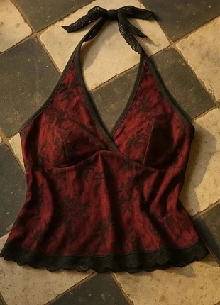 Top Dos-Nu Rouge Dentelle – Sexy / Romantique / Glamour / Soirée, brand: Solène Rosefield, condizioni: Ottime, taglia: M / IT 42 / EU 38, €29.99, €32.19 include la Protezione acquisti Pro