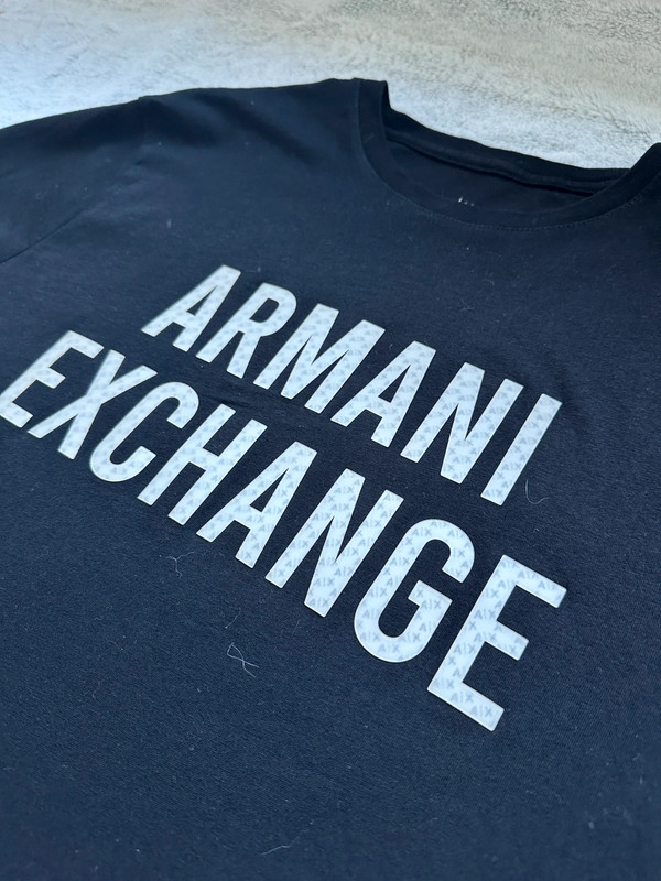 Męski T-shirt Armani Exchange logo 3D 2