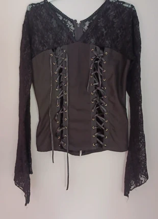 Camiseta gótica, brand: Touch Me, condizioni: Nuovo senza cartellino, taglia: S / IT 40 / EU 36, €23.00, €24.85 include la Protezione acquisti