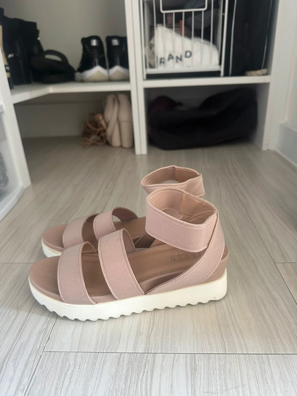 Platform Sandals - Blush Pink - Size 9 1/2 - Like New 2