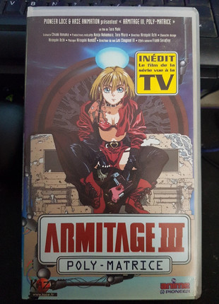VHS Armitage III 3 Poly matrice anime Kaze
