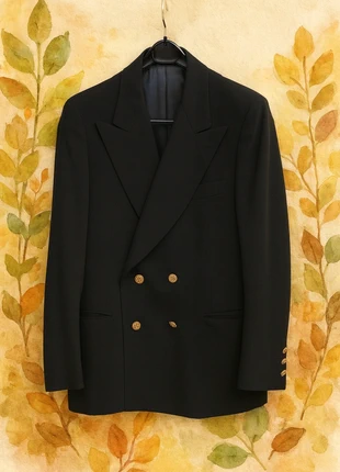 Black Friday! Giacca doppiopetto nera stile inglese tg. 50, marke: Sir Peter, zustand: Sehr gut, größe: L, 34,00 €, 36,40 € inklusive Vinted-Käuferschutz