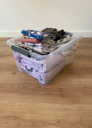 Lot de 15 vetements - Pulls, t-shirt, débardeur, top court, chemise, condition: Very good, size: S / 36 / 8, 45.00 €, 47.95 € includes Buyer Protection