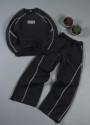 ensemble de survétement Noir Boston Y2K Taille M, marque: y2k, état: Neuf avec étiquette, taille: M, 40,00 €, 42,70 € Protection acheteurs incluse