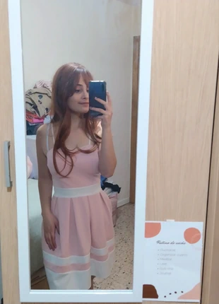 Vestido rosa a cuadros, marque: Shein, état: Très bon état, taille: S / 36 / 8, 3,00 €, 3,85 € Protection acheteurs incluse