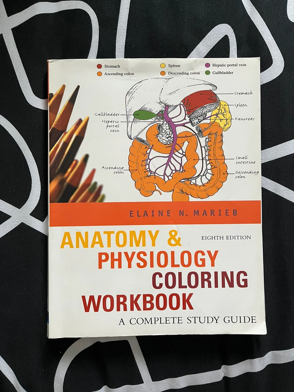 Anatomy and physiology colouring book Vinted