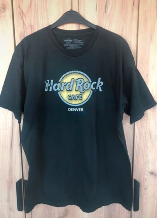 Zwarte T-shirt Hard Rock Cafe Denver | Maat L | 100% katoen, merk: Hard Rock, staat: Heel goed, maat: L, € 14,99, € 16,44 inclusief Kopersbescherming