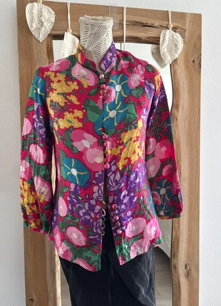 Jolie chemise veste bouton et col chinois, brand: Vintage Boutique, condition: Very good, size: M / 38 / 10, €6.90, €7.95 includes Buyer Protection