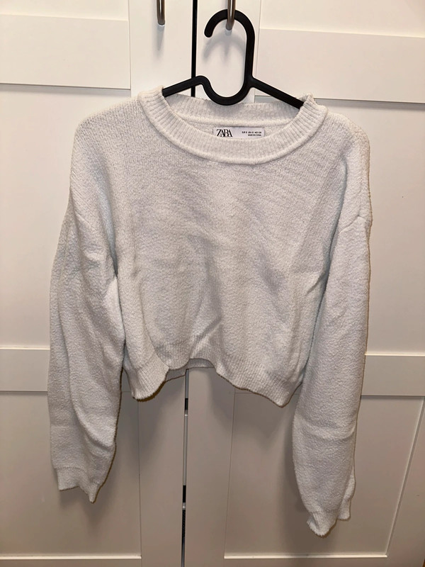 Weißer zara Pullover 1