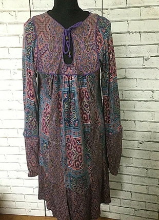 Zara Patterned Boho Peasant Folk Dress Bloggers Fav Size Large, brand: Zara, condition: Very good, size: L / UK 16-18, £5.00, £5.95 includes Buyer Protection Pro