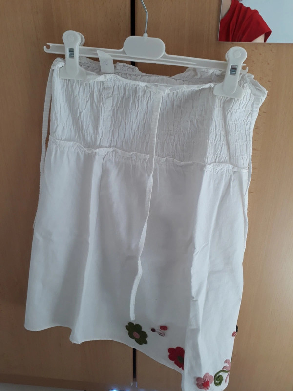 Robe broderies bretelles 6 ans 1