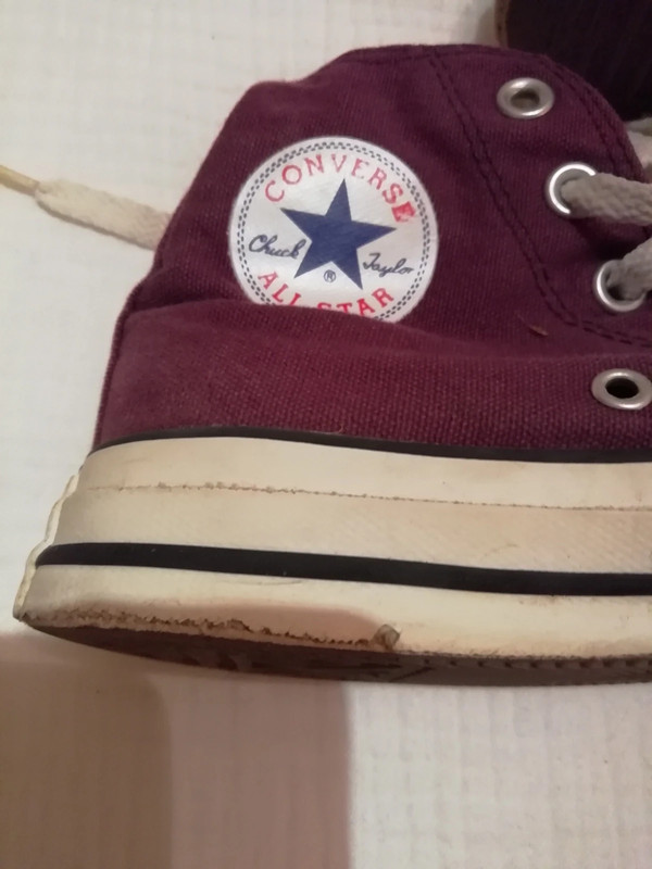 Baskets "Converse" montantes violettes 3