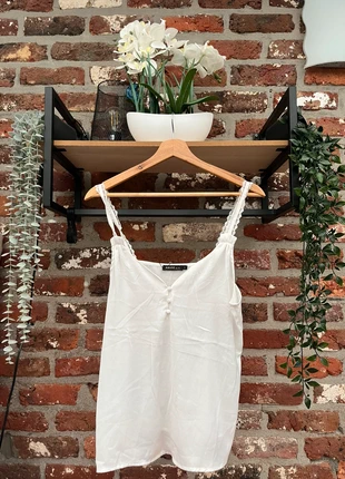 Top blanc, marca: Akoz, estado: Bueno, tamaño: L / 40 / 12, 2,00 €, 2,80 € Protección al comprador incluida