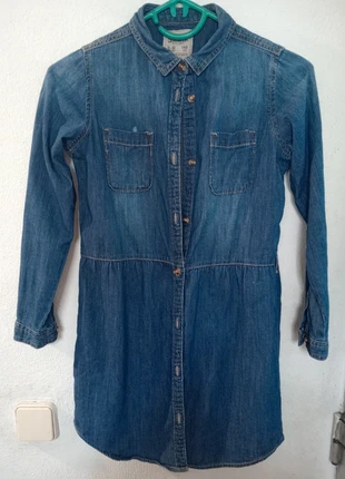 Vestido ganga, merk: Denim Co, staat: Heel goed, maat: 9 jaar / 134 cm, € 2,00, € 2,80 inclusief Kopersbescherming