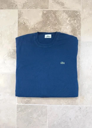 Pull col rond Lacoste - Homme L - Marine - 100% coton, marque: Lacoste, état: Très bon état, taille: L, 40,00 €, 42,70 € Protection acheteurs (Pro) incluse