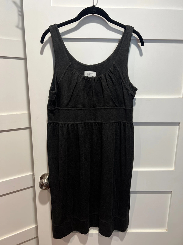 Ann Taylor Loft gray dress size 12 1