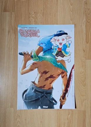Poster Shangri-La Frontier collector, marque: Glénat, état: Très bon état, 2,00 €, 2,80 € Protection acheteurs incluse