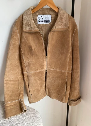 Vintage Suede leren jack met zachte voering in maat S, merk: Vintage Dressing, staat: Goed, maat: S / 36 / 8, € 25,00, € 26,95 inclusief Kopersbescherming