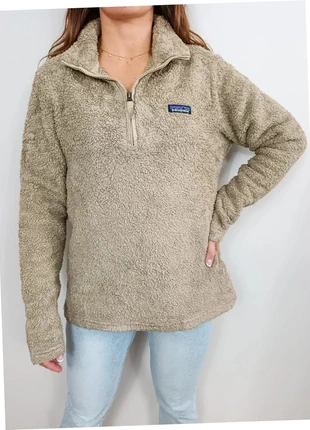 Patagonia | veste polaire femme taille L 40 woman fleece pullover 1/4 zip | beige #PPF39, merk: Patagonia, staat: Veelgebruikt, maat: L / 40 / 12, € 25,00, € 26,95 inclusief Kopersbescherming