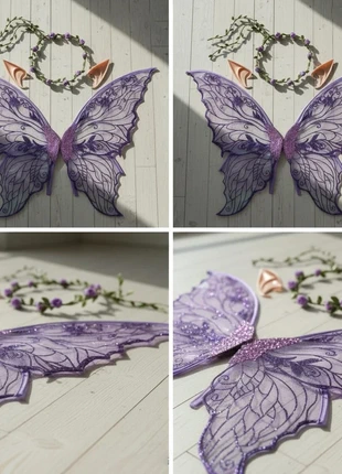 Ailes Féeriques Violettes Pailletées – Elfique / Cosplay / Festival / Fantasy, brand: Atelier Ysée, condition: Very good, size: M / 38 / 10, €25.90, €27.90 includes Buyer Protection Pro