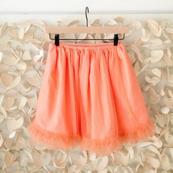 Apricot Tulle Skirt Girls XL 4