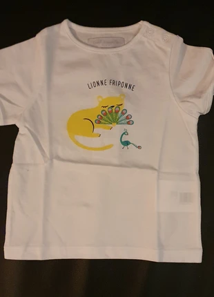 Tee-shirts 6 mois, marque: Cadet Rousselle, état: Neuf avec étiquette, taille: 6-9 mois / 68 cm, 5,00 €, 5,95 € Protection acheteurs incluse