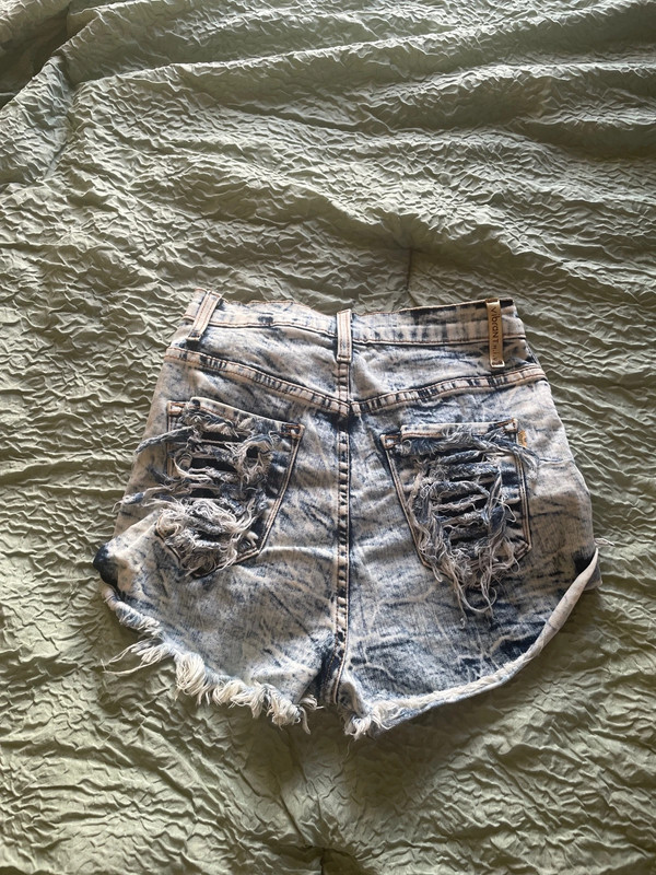 High waisted jean shorts 2