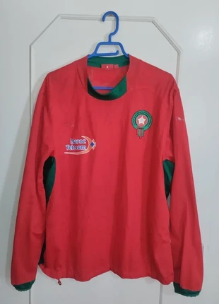 Sweatshirt Puma Équipe nationale du Maroc 2008/10 PRO - Red/ Green, marque: Puma, état: Bon état, taille: XL, 59,99 €, 63,69 € Protection acheteurs incluse