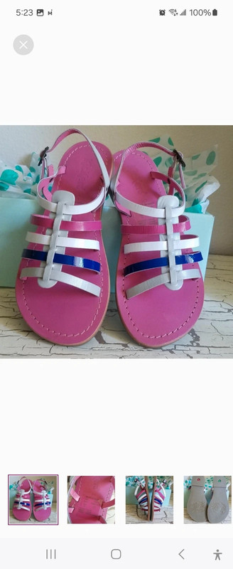 Kickers 32EUR - 1 Girl Size Leather Sandal 1