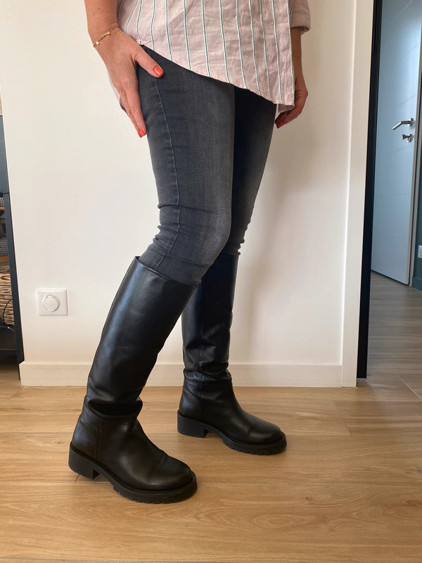 Bottes noires zara Vinted