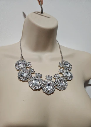 Gorgeous silver-tone statement necklace, brand: Statement, condition: Very good, £4.50, £5.43 includes Buyer Protection