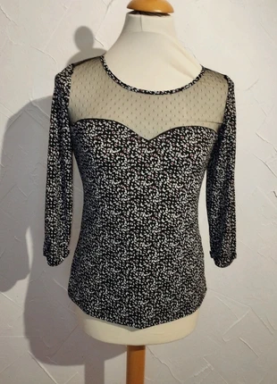 Haut Élégant Riu Paris Noir Blanc Rose Tulle Plumetis Taille S Excellent état, marque: RIU, état: Très bon état, taille: S / 36 / 8, 4,00 €, 4,90 € Protection acheteurs incluse