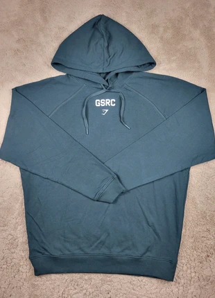 Hoodie / Sweat à capuche de sport pour Femme Oversize Gymshark Bleu Marine / Vert Foncé- Taille S, merk: Gymshark, staat: Heel goed, maat: S / 36 / 8, € 27,00, € 29,05 inclusief Kopersbescherming