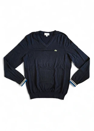 Pull Col en V Lacoste Marine 100% Coton - Homme Taille 4 Medium M, brand: Lacoste, condition: Very good, size: M, €39.90, €42.60 includes Buyer Protection Pro
