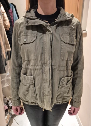 Veste militaire Jennyfer kaki à capuche – Style army chic – Taille L, brand: Jennyfer, condizioni: Ottime, taglia: L / IT 44 / EU 40, €6.99, €8.04 include la Protezione acquisti