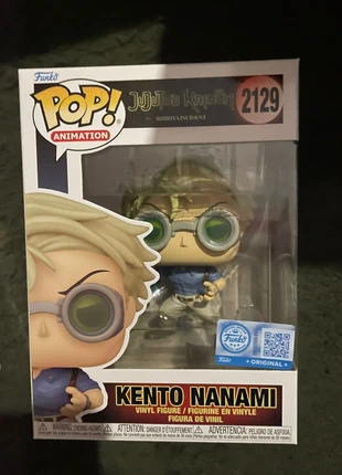 Funk pop! Animation: jujutsu kaisen - kento nanami #2129, merk: Funko, staat: Nieuw zonder prijskaartje, maat: Prematuur, tot 44 cm, € 19,95, € 21,65 inclusief Kopersbescherming