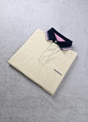 Polo Eden Park – Jaune pâle / Col marine & rose – Taille M Homme, marca: Eden Park, estado: Muy bueno, tamaño: M, 17,00 €, 18,55 € Protección al comprador incluida