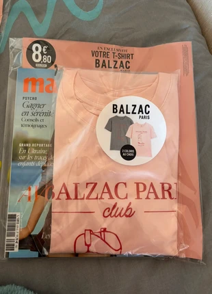 Tee shirt balzac rose, marque: Balzac Paris, état: Neuf avec étiquette, taille: S / 36 / 8, 17,00 €, 18,55 € Protection acheteurs incluse