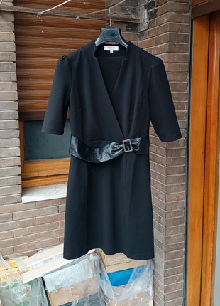 Abito elegante Morgan con scollo a V e con cintura taglia S, merk: Morgan, staat: Nieuw zonder prijskaartje, maat: S / 36 / 8, € 10,00, € 11,20 inclusief Kopersbescherming