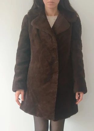 Finta pelliccia marrone tg S, merk: Vintage, staat: Heel goed, maat: S / 36 / 8, € 40,00, € 42,70 inclusief Kopersbescherming