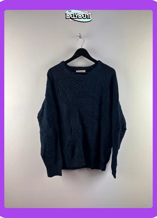 Pull en maille cotton torsadé bleu marine Primark taille XL (EU3), brand: Primark, condition: Very good, size: XL, €4.00, €4.90 includes Buyer Protection Pro
