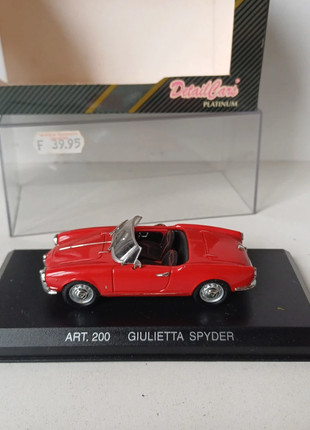 Alfa Romeo Giulietta Spyder 1:43 detailcars, merk: Alfa Romeo, staat: Goed, maat: Universeel, 20,00 €, 21,70 € inclusief Kopersbescherming Pro