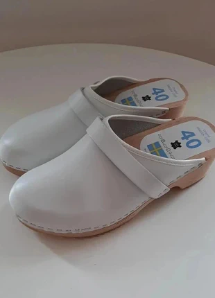 Vintage Leder Clogs, marke: Vintage, zustand: Sehr gut, größe: 40, 35,00 €, 37,45 € inklusive Vinted-Käuferschutz