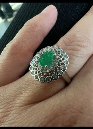 Emerald ring, brand: Emerald, condition: Very good, size: Adjustable, £41.00, £43.75 includes Buyer Protection