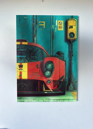 Poster métallique 30cm x 42cm Voiture Sport + aimant mural fourni., brand: Voiture, condition: Very good, €28.50, €30.63 includes Buyer Protection Pro