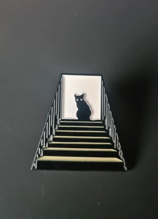Pin's chat noir escalier, brand: Pin’s Halloween, condition: Very good, €3.50, €4.38 includes Buyer Protection