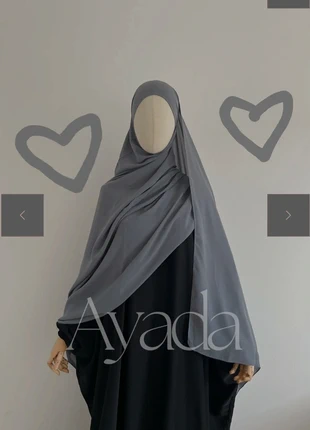 maxi hijab XXL a nouer gris souris, marca: Ayada, estado: Nuevo sin etiquetas, 6,00 €, 7,00 € Protección al comprador incluida