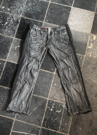 Custom vintage baggy jeans y2k goth gothic, merk: Customized, staat: Goed, maat: XL, € 55,00, € 58,45 inclusief Kopersbescherming