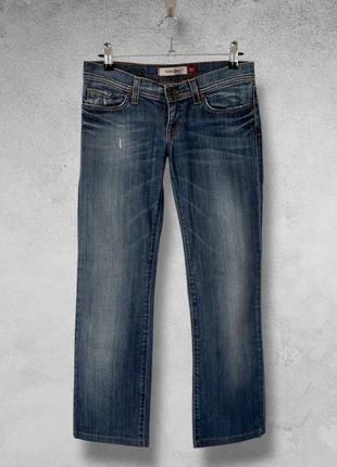 Calças de Ganga Salsa Bootcut Azul Escuro Denim, marca: Salsa, estado: Muito bom, tamanho: XS / 34 / 6, €19.00, €20.65 inclui Proteção do Comprador